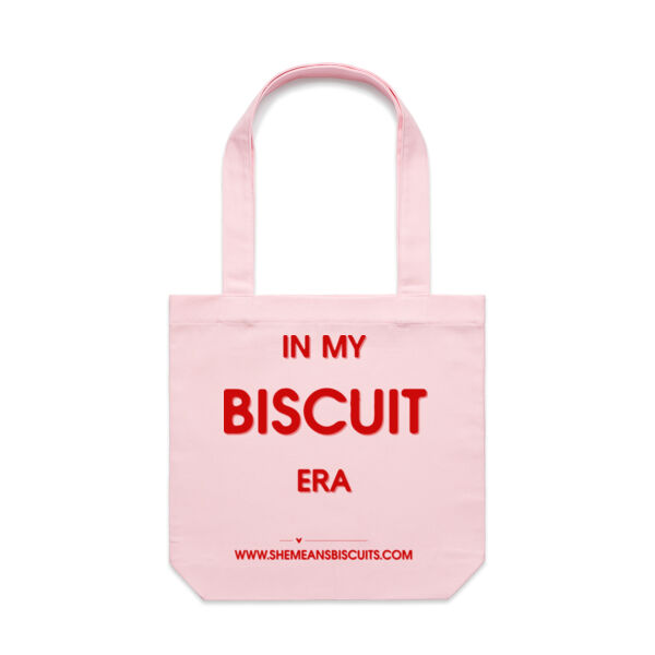 In my Biscuit Era - Pink Tote Bag (AS Colour Bag)  Thumbnail